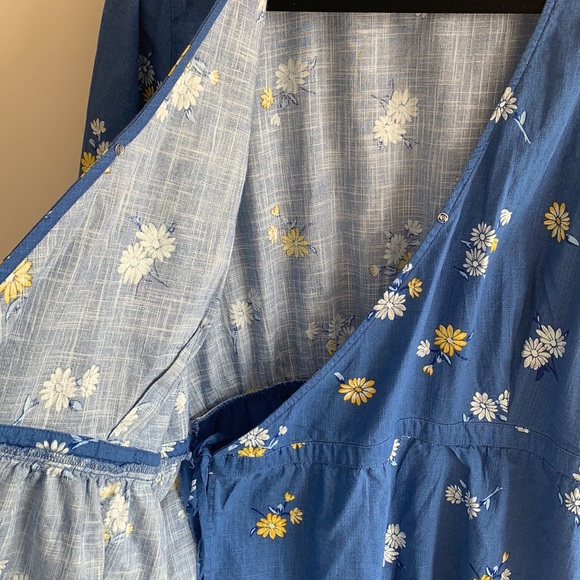 Old Navy Floral Wrap Dress - Picture 7 of 7